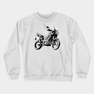 CRF1100L Africa Twin Adventure Bike Black and White Crewneck Sweatshirt